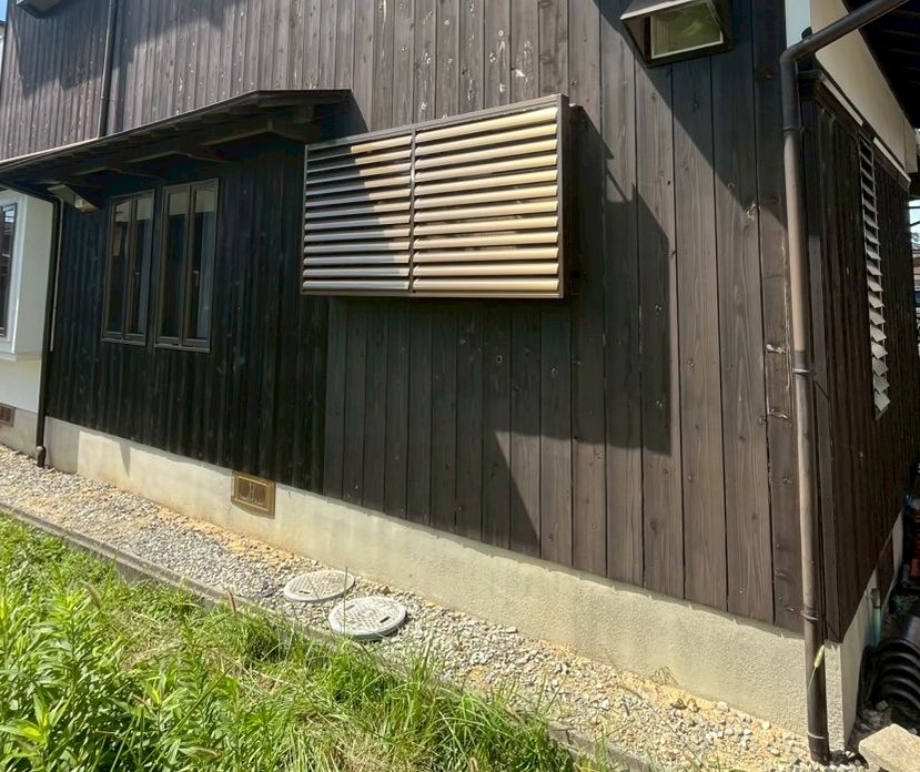 目隠しルーバー施工