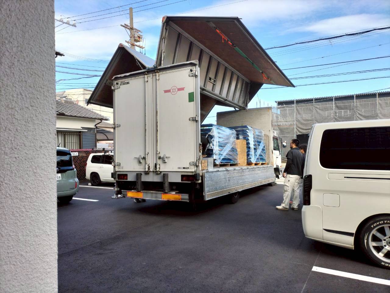 大量の荷物2