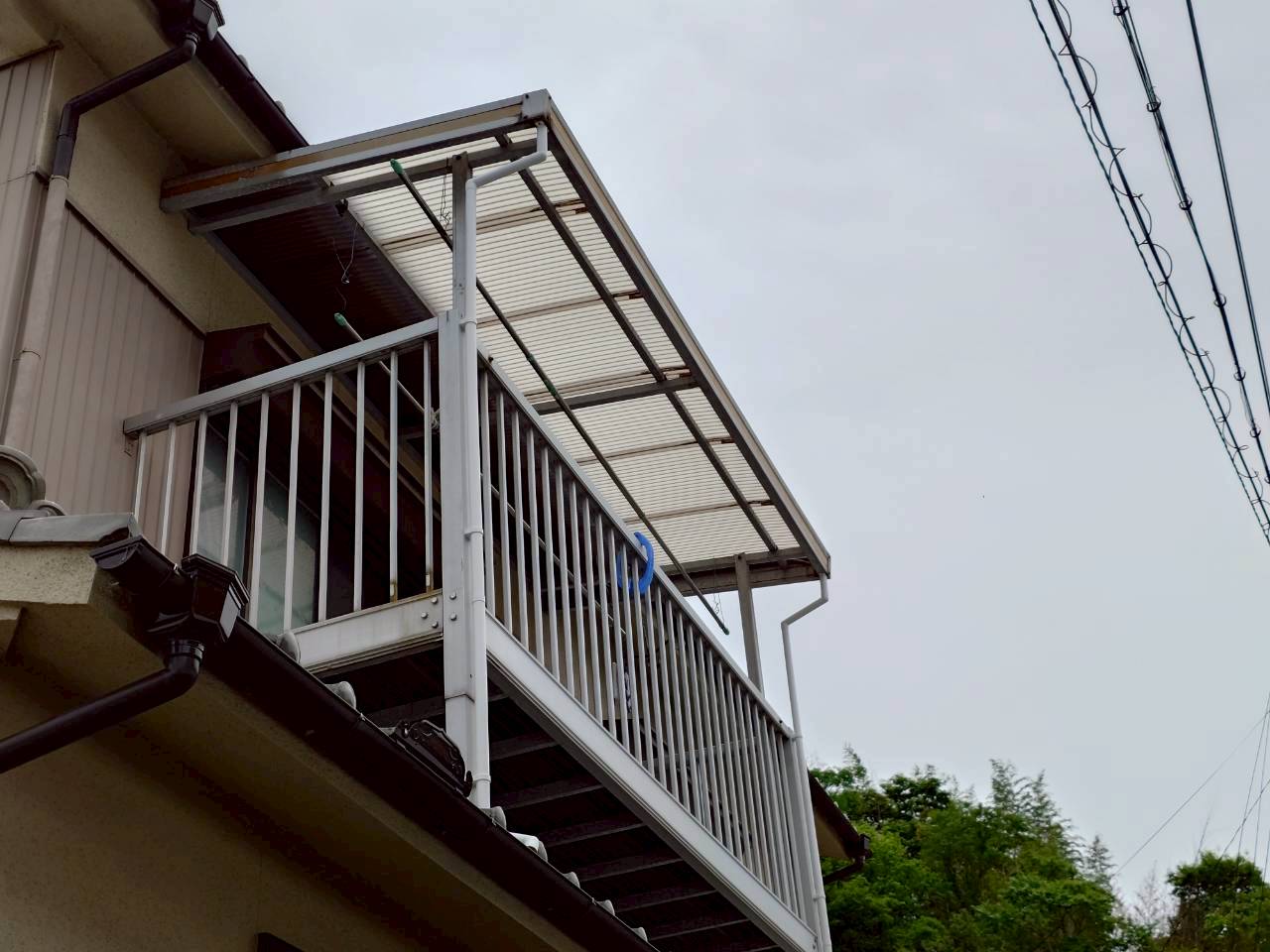 テラス樋交換